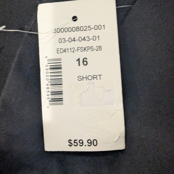 Rickis Slim Leg Pants in Black Size 16 Short, New With Tags - Picture 15 of 15